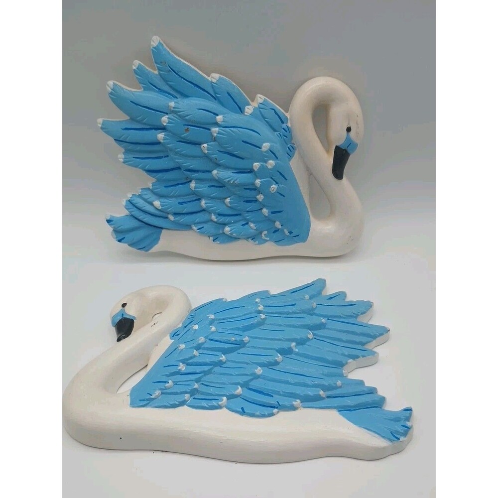 1968 Miller studios Chalk Swans Mid Century Modern Bath Accessory Vintage